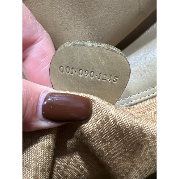 Vintage 1970’s Gucci Horsebit Beige Crossbody Shoulder Bag (some flaws READ) - Picture 10 of 16